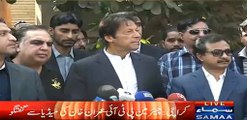 Javed Hashmi ka Zehni Tawazun theek nahi - Imran Khan