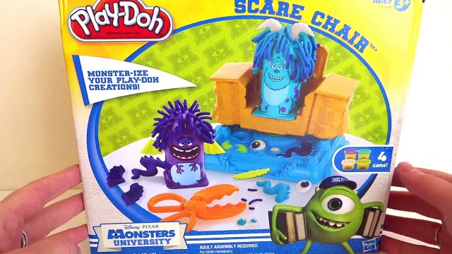 Play Doh Monsters University Scare Chair Barber Shop Hair Pixar Monsters inc