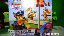 Paw Patrol Pups in Training Game Jeu, Chase, Rubble, Skye Catch Treats and Badges