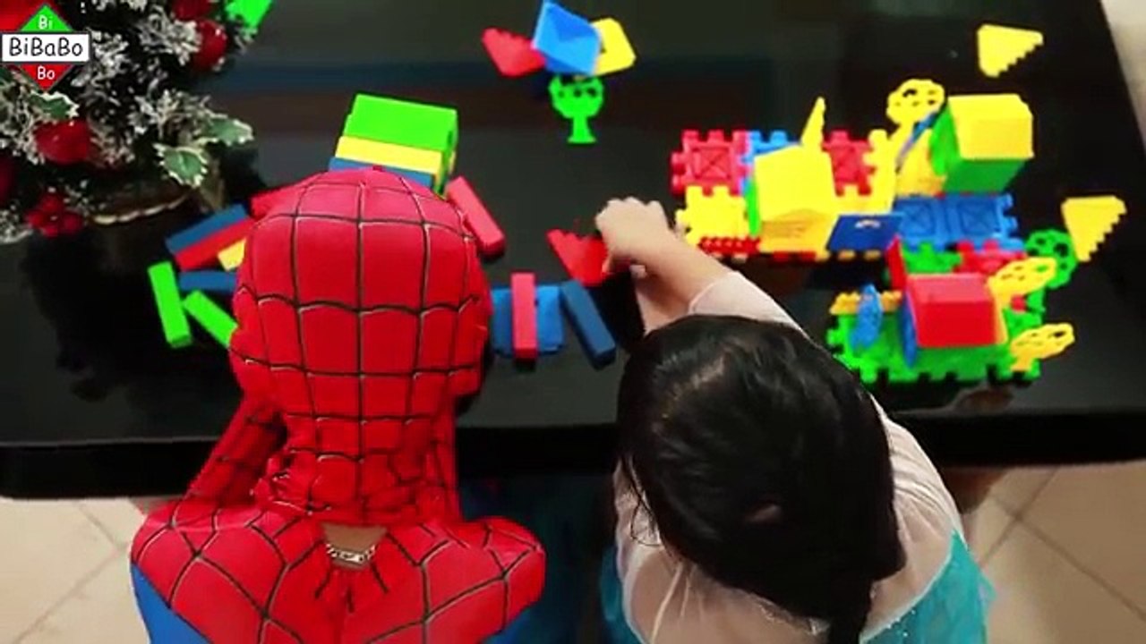 Baby Spiderman Frozen Elsa Kidnapped Joker trunk car ✦ Police arrest family Joker Kids Superhero fun