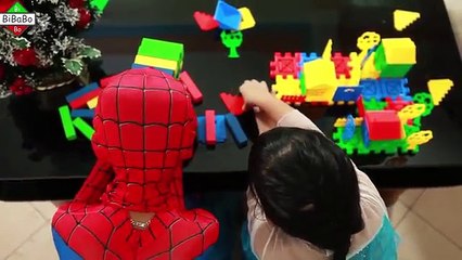 Baby Spiderman Frozen Elsa Kidnapped Joker trunk car ✦ Police arrest family Joker Kids Superhero fun