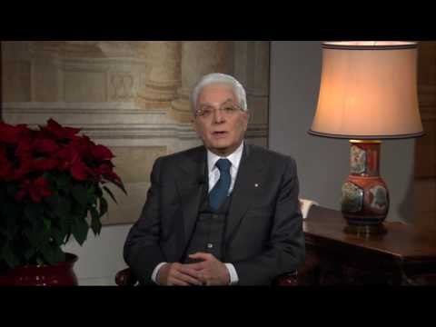 Roma - Messaggio di fine anno del Presidente della Repubblica Sergio Mattarella (31.12.16)