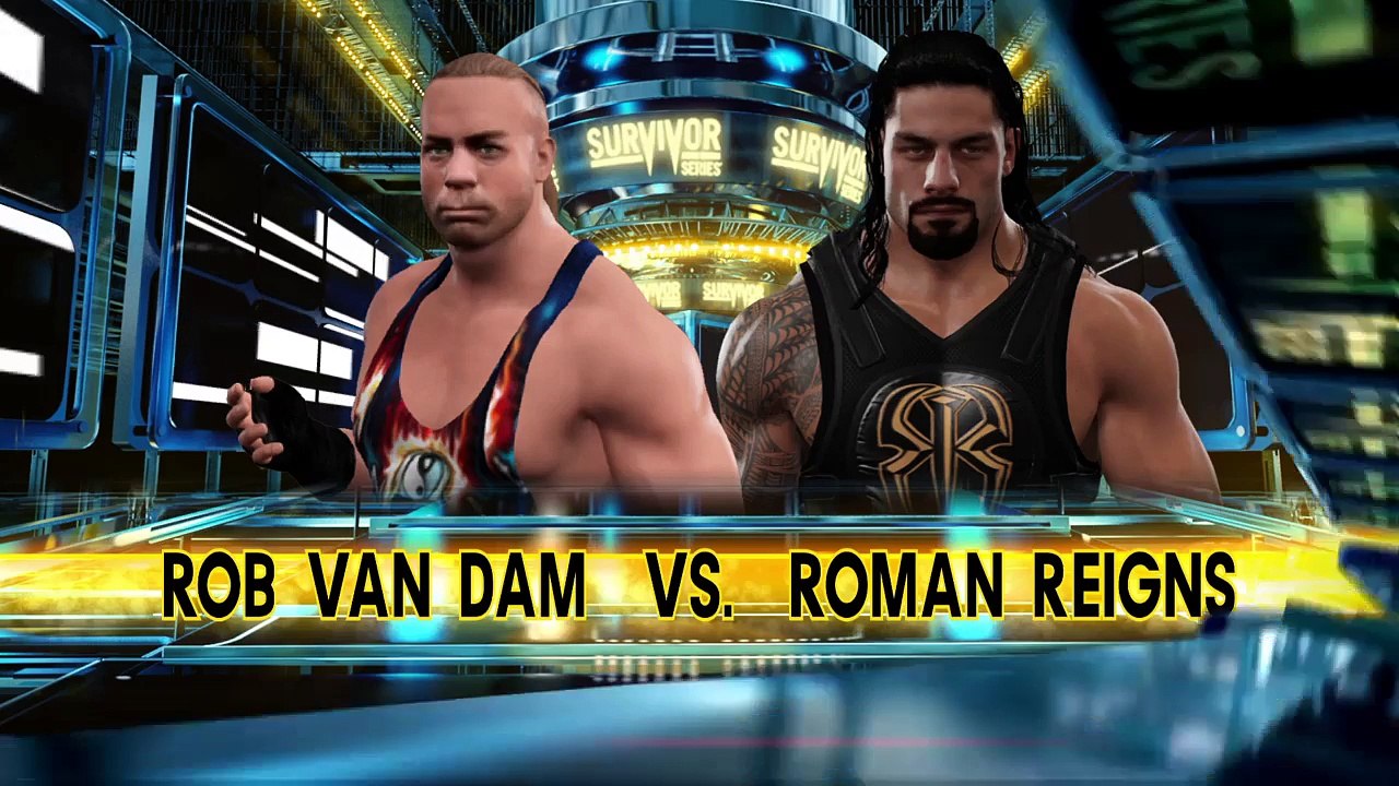 Playing WWE 2K17 by the way I'm not talking guys (98)