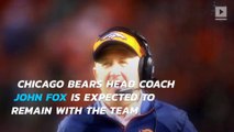 Report: Chicago Bears not expected to fire John Fox