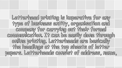 What Contributes to Effective Letterhead Printing?