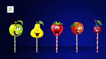 The Fruit Cake Pop Finger Family Song | Cake Pop Daddy Finger Songs for Children in 3d