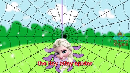 ELSA FROZEN Itsy Bitsy Spider - Insy Wincy Spider Nursery Rhyme for children