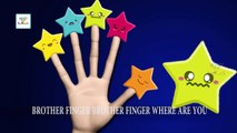 The Finger Family Star Cartoon Nursery Rhyme | STAR Finger Family Kids Rhymes & Songs In 3D