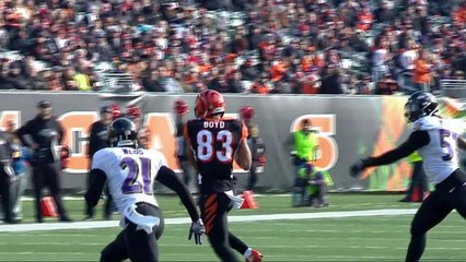 Andy Dalton hits Tyler Boyd for 26 yards