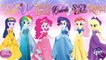 MY LITTLE PONY Transforms Into DISNEY PRINCESS Fluttershy Rarity Twilight | Coloring Videos For Kids