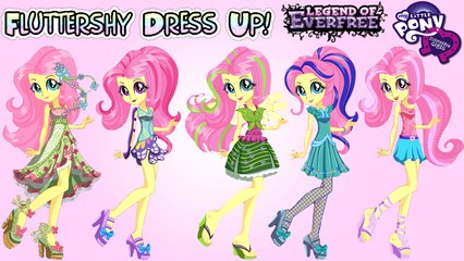 My Little Pony Equestria Girls Legend Of Everfree Fluttershy Dress Up Game Video Dailymotion