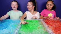 Gross Gelli Baff Toy Challenge - Warheads Extreme Sour Candy - Surprise Eggs - Disney Toys