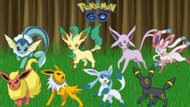 POKEMON GO Evolution Speed Coloring | EEVEE EVOLUTION - Sylveon Espeon Flareon