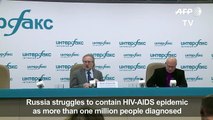 Over one million cases of HIV diagnosed in Russia