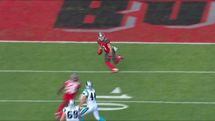 Adam Humphries attempts to return Graham Gano's missed FG