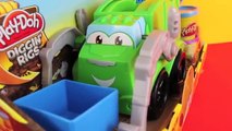 Play Doh Diggin 39 Rigs Disney Pixar Cars Trash Tossin 39 Rowdy The Garbage Truck Tonka Chuck