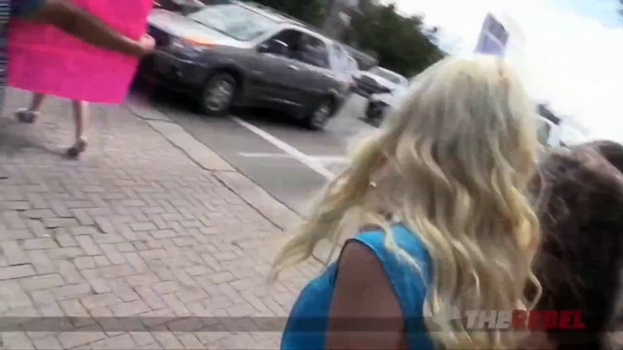 Feminist gets owned, THUG LIFE!