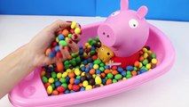 Peppa Pig Bathtime Gumball Bath Surprise Toys Juguetes de Peppa Pig