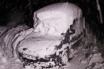 Yurttan kar manzaraları