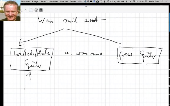 Wirtschaftliche Güter u freie Güter