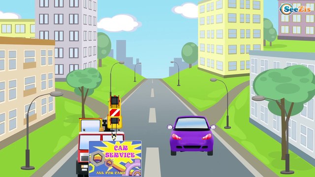 СБОРНИК: Мультфильмы про МАШИНКИ Трактор, Грузовик, Кран на стройке - Развивающие видео для детей