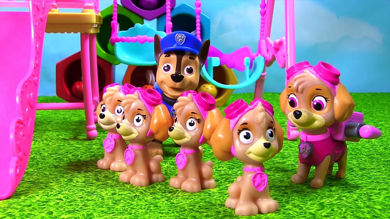 Paw Patrol Skye & Chases Babies Attacked and Stung by Bees and Need