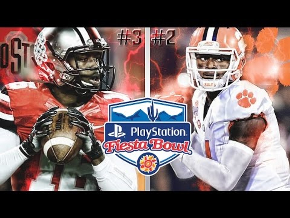 #3 Ohio State vs #2 Clemson | 2016 Playstation Fiesta Bowl  | NCAA Football Simulation