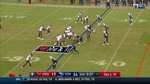 Brock Osweiler sacked by Jurrell Casey