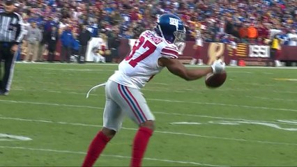 Sterling Shepard makes one-handed catch for a 4-yard gain
