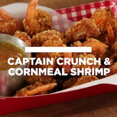 Cap'N Crunch® and Cornmeal Deep Fried Shrimp