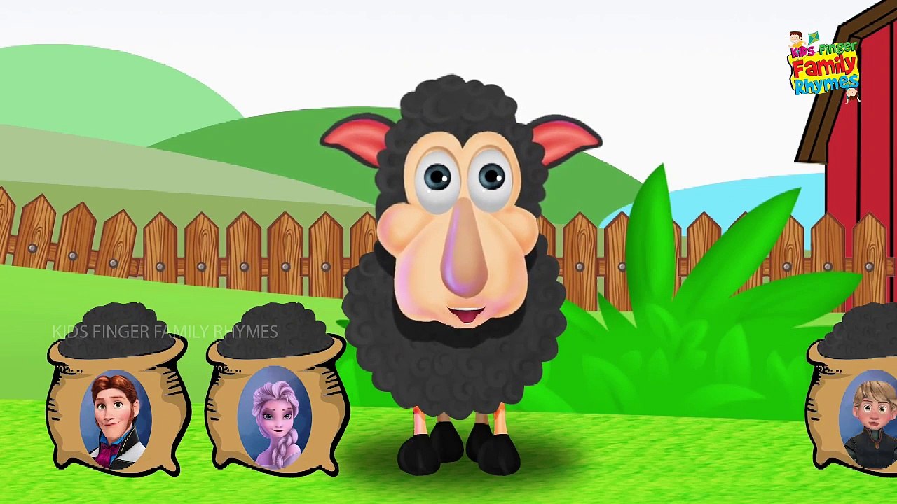 Frozen ba ba black sheep finger family Disney Frozen Finger Family Collection