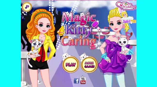 Игры для детей. Маленький котенок Китти попал в беду. Смотреть игры про животных