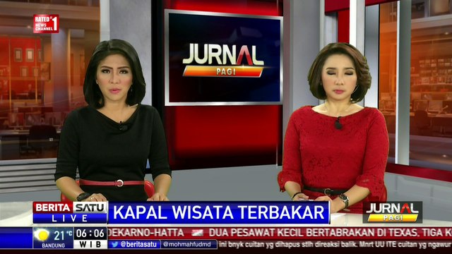 Detik-detik KM Zahro Ekspress Terbakar