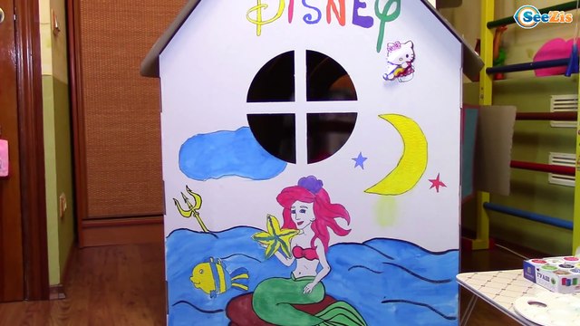 ФЕЯ ДИНЬ ДИНЬ Дисней - Ярослава заканчивает украшать ДОМИК ДЛЯ КУКОЛ Хелло Китти Hello Kitty House