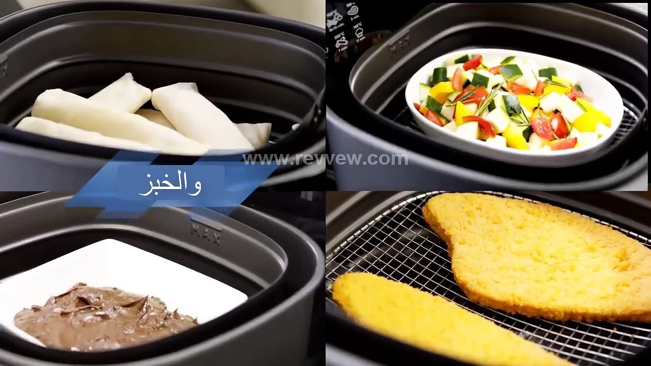 [MP4 720p] قلاية فيليبس هوائية بدون زيت رقمية HD9238 - ريفيو