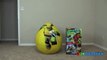 Giant Egg Surprise Opening Ninja Turtles Out of the Sh