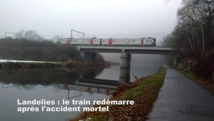 Landelies : le train redémarre après l'accident mortel