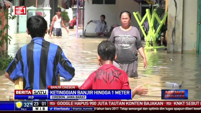 Ribuan Rumah di Cirebon Terendam Luapan Anak Sungai Cisanggarung