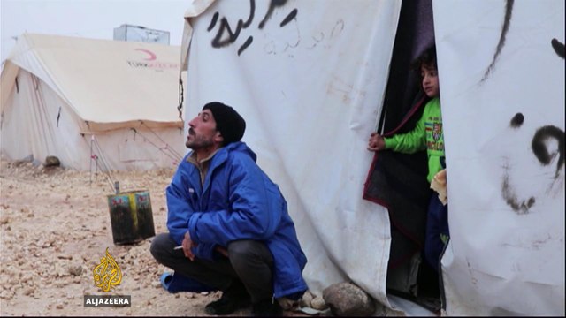 Uncertain future for displaced Syrians from Aleppo