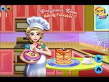 Watch Pregnant Elsa Baking Pancakes Game Video-Baby Cooking Games-New Frozen Games for Kids