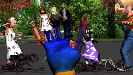 Crazy Finger family nursery 3d English rhymes | Funny Cartoon Finger Family kis songs