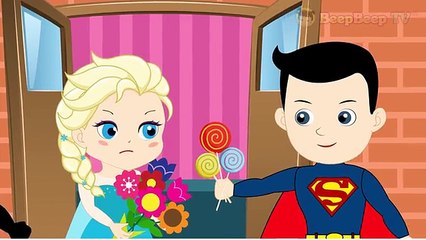 Frozen Elsa Makeup & Become Ugly Funny Story! Maleficent Spiderman Finger Family Song Nursery Rhymes