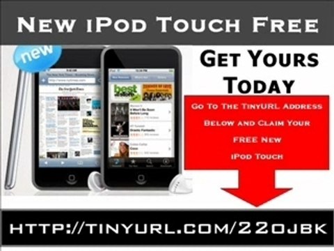 iPOD TOUCH FREE GIVEAWAY