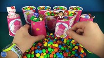 10 M&Ms Hide and Seek Peppa Pig Cups with Surprise Toys - Peppa Pig, Hello Kitty, Minions Toys
