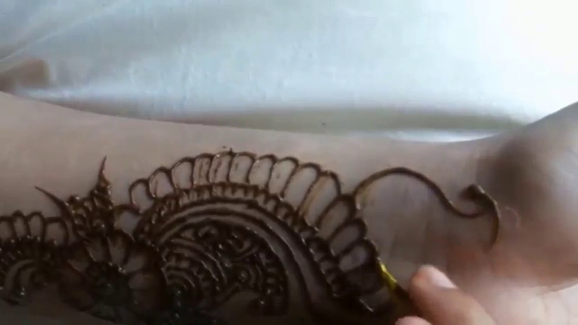 Design Of Mehndi  Simple Henna Patterns Mehndi Party Arabic Designs(720p)