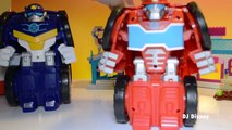 Heatwave Rescue Bots Transformers and Chase Patrol the City Chase Monster Truck Toy Review