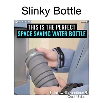 perfect space saving bottle | science | (inventions)