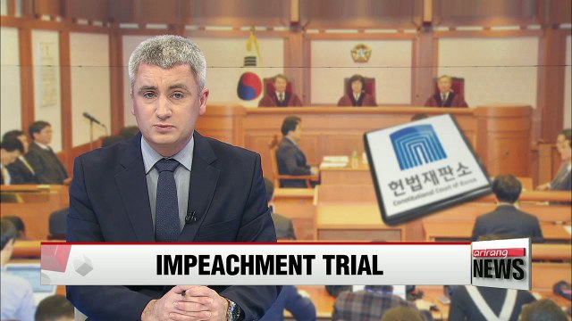 President Park's impeachment trial to begin on Tuesday