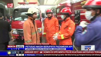 Asap Selimuti Lobi Hotel Grand Paragon