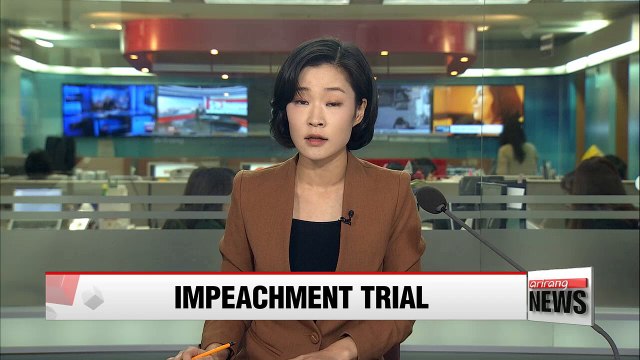 President Park's impeachment trial to begin on Tuesday